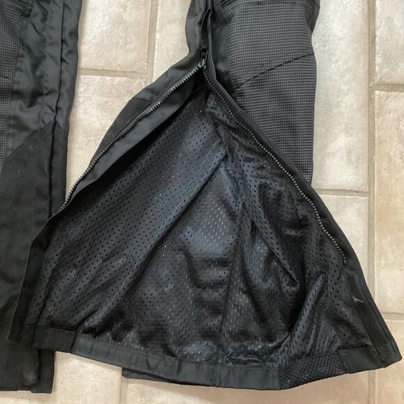 Joe Rocket Motorcycle Outfit-Women's Sz Small-Black/Green Paisley-Armor Suit/Set - Picture 15 of 16